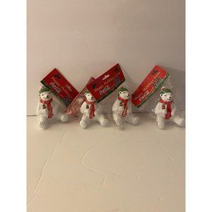 Christmas Ornaments Holiday Coca Cola Bears Happy Holidays Coke